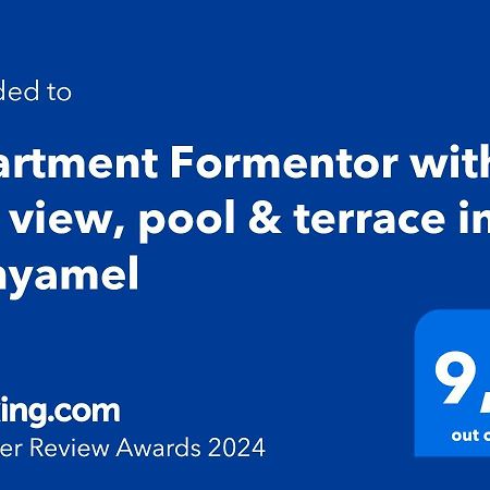 Apartment 4B Formentor Sea View & Pool In Canamel Canyamel  Exterior photo